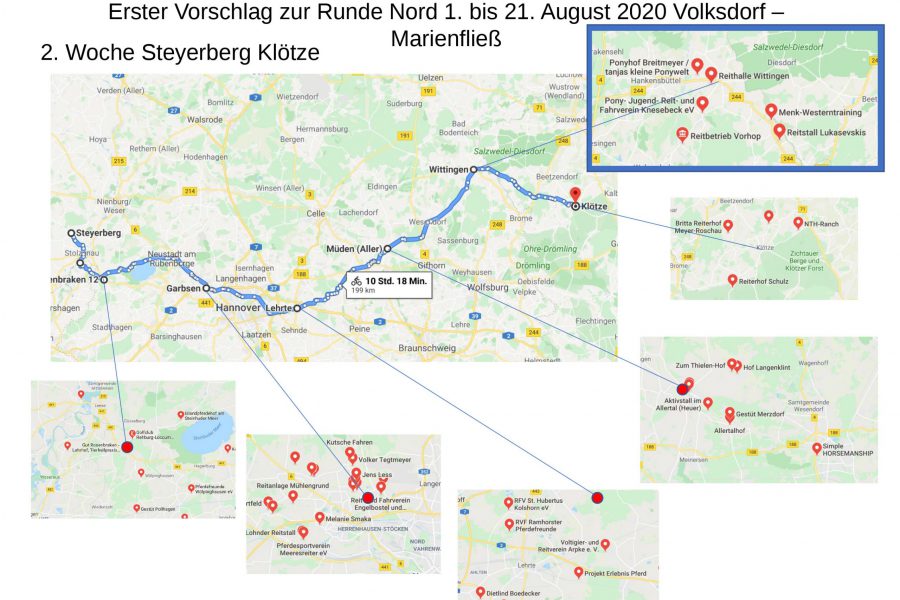 Nordtreck 2020: Von Hamburg nach Marienfließ