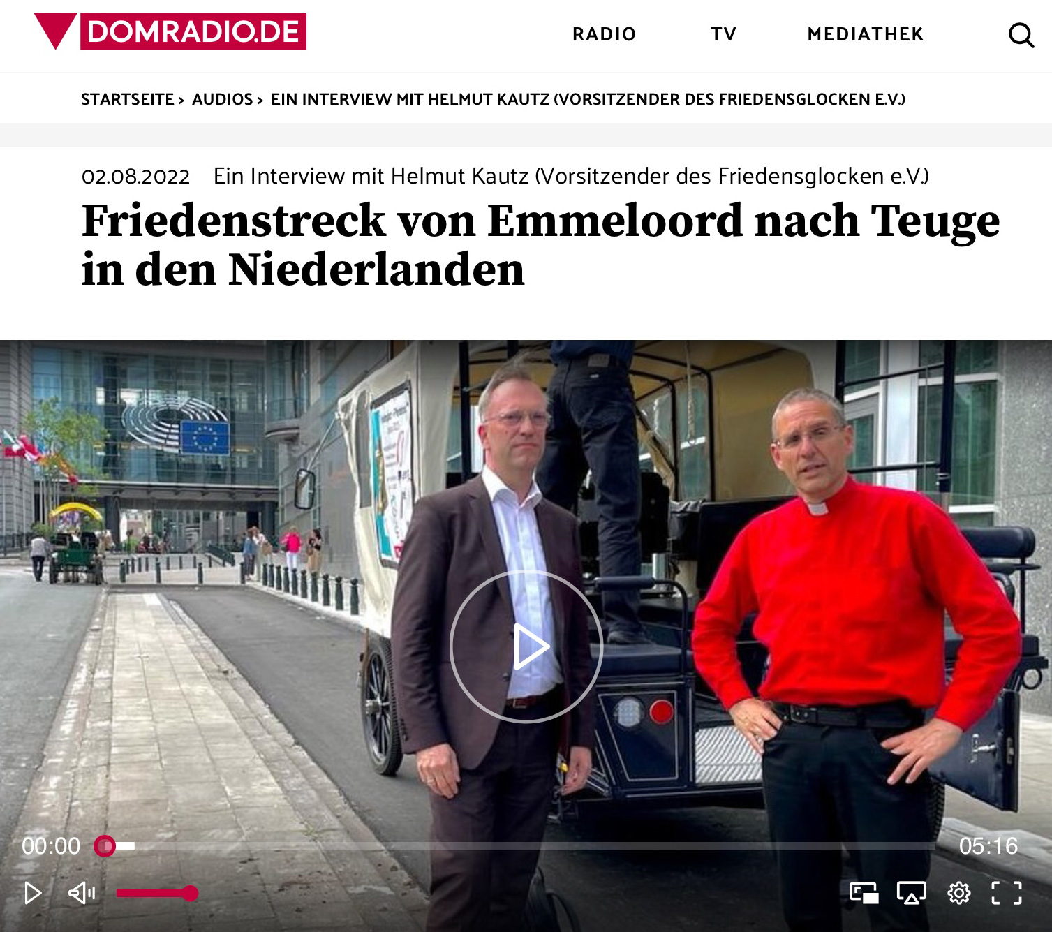 Domradio – Interview mit Helmut Kautz