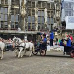 Aachen Empfang vor dem Rathaus