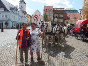 Auf dem Marktplatz