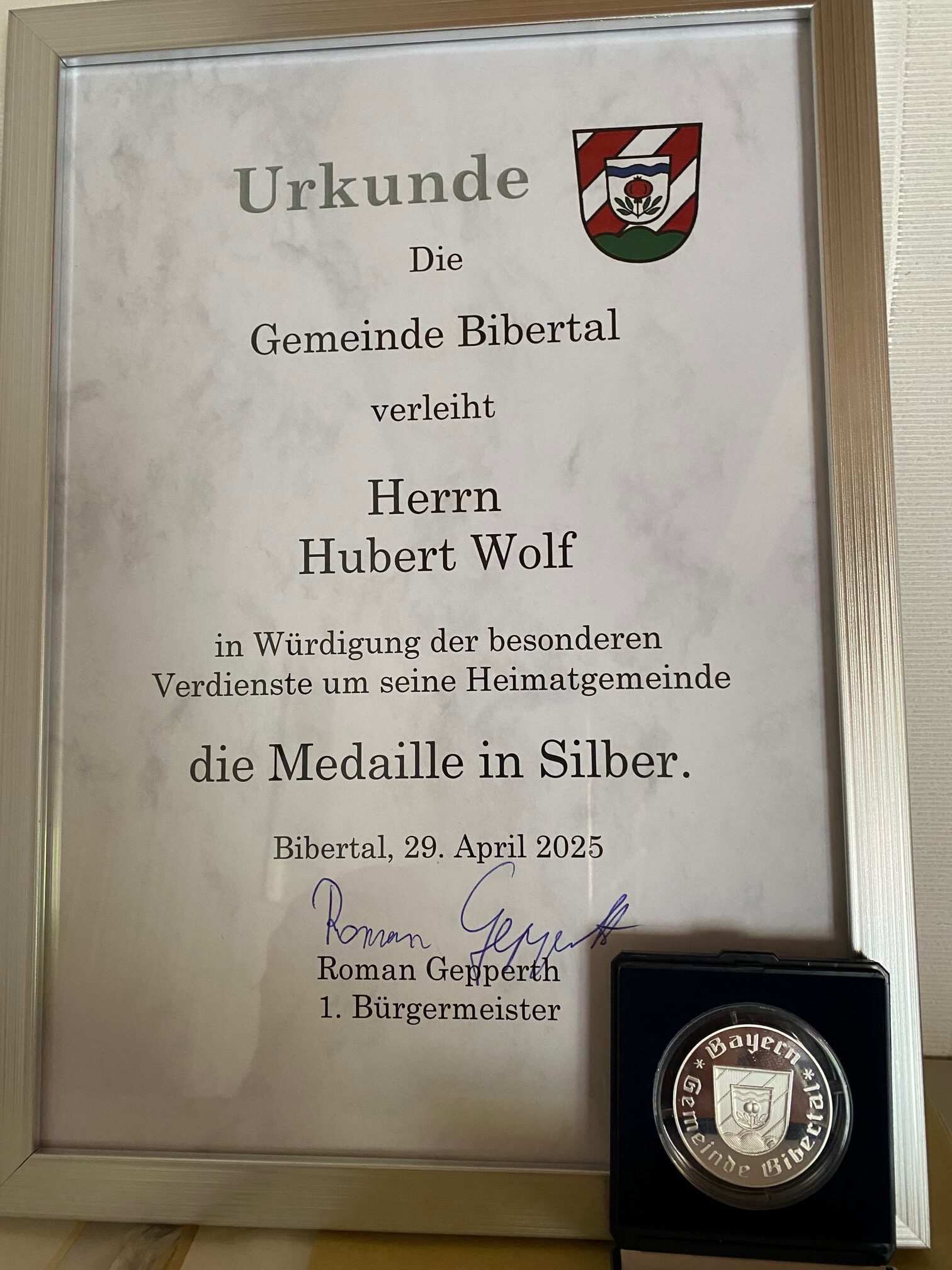 Abschied nehmen die erste (Hubert Wolf)